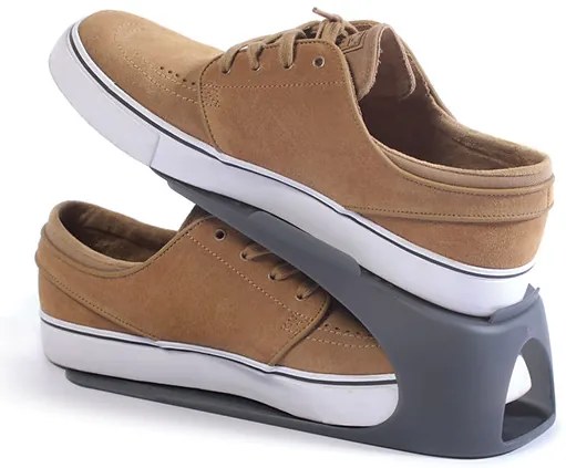 Prosperplast cipőrendező készlet, 38-45 méret antracit, 4 db
