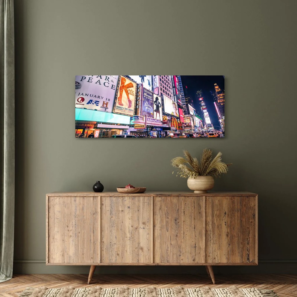 Kép - New York Theater District (120x50 cm)