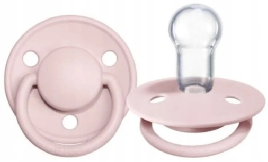 BIBS DE LUX - Szilikon cumi, 0-36 m, St. rózsaszín