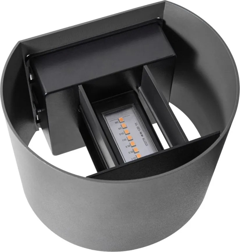 NORDLUX 2418351050 MILDA Modern Kültéri Fali Lámpa Antracit LED IP44