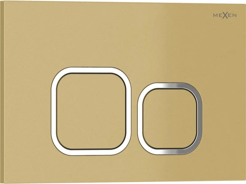 Mexen Tex 03 öblítőgomb, arany - 6103-06