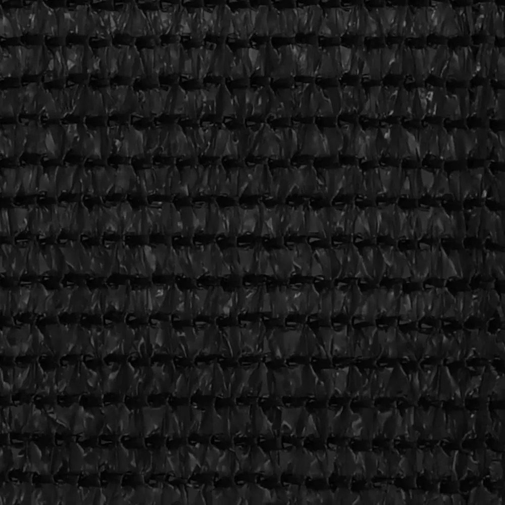 fekete HDPE erkélytakaró 120 x 400 cm