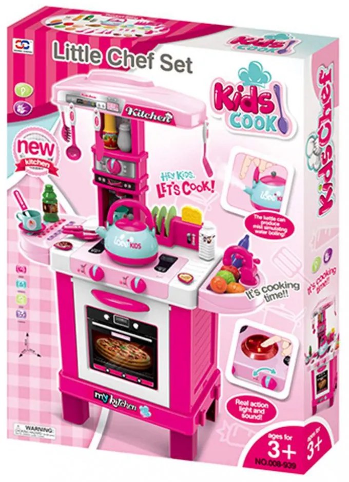 Baby Mix játékkonyha rózsaszín