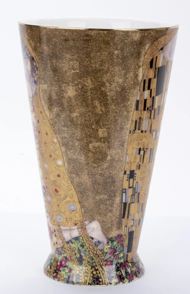 Porcelán bögre többszínű 15x12,5x9,5cm Klimt: A csók