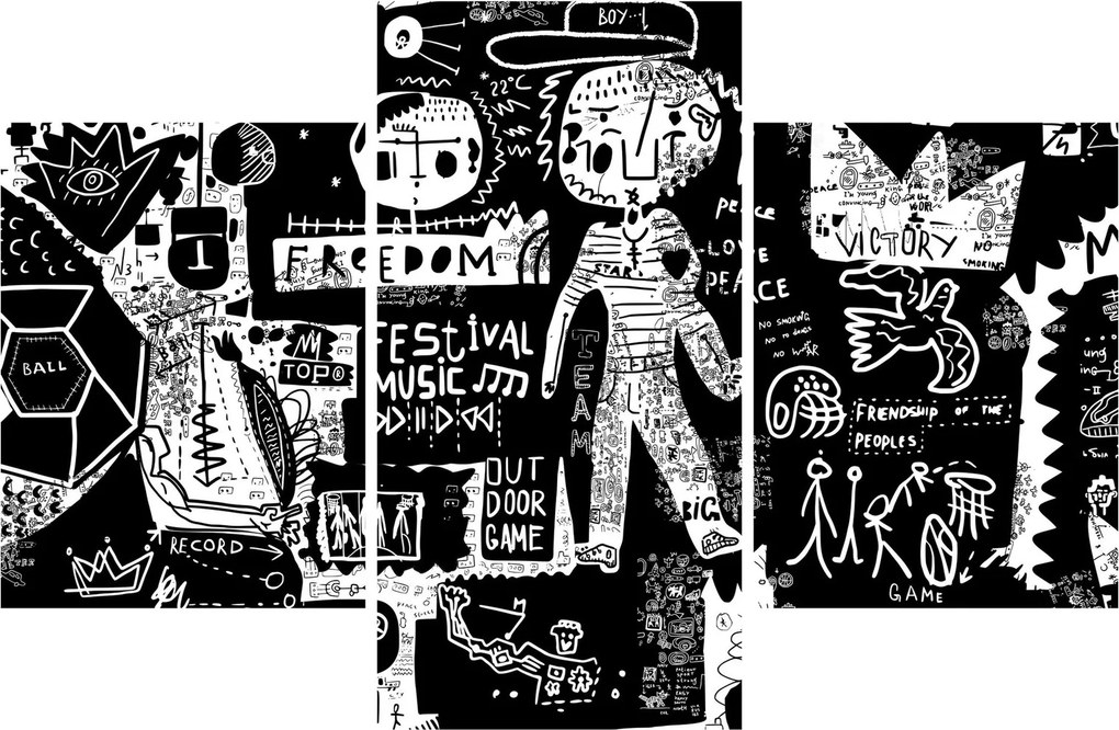 Kép - Graffiti (90x60 cm)