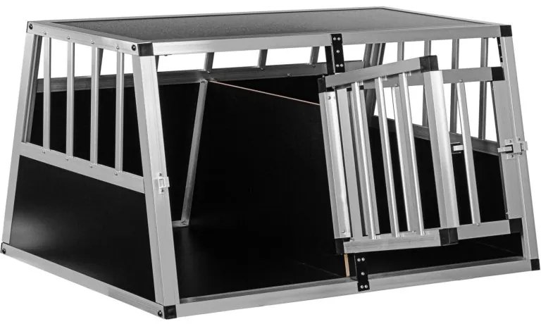 PETSTUFF® Kutyaszállító box 89 × 69 × 50 cm MDF ALU 75°