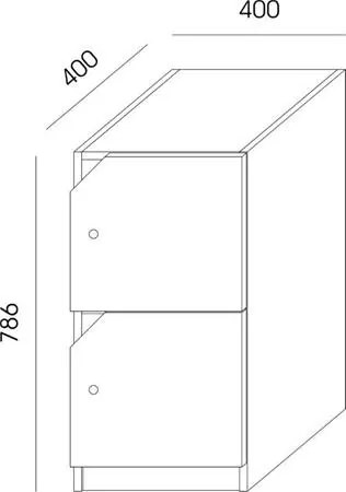 Öltözőszekrény, MAYAH Freedom SV-212, fehér (IBXLSZ01F)