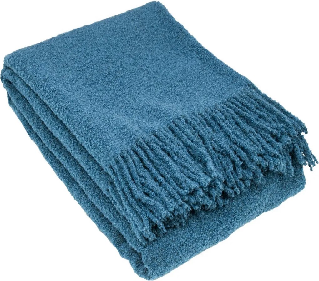 Dekoria Pléd Boucle 140x200cm kék