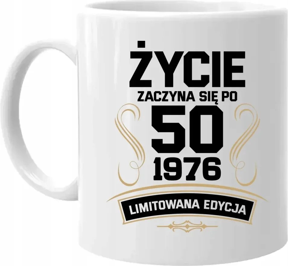 Az élet 50 1976 után kezdődik Ajándék Bögre 50. Születésnapra