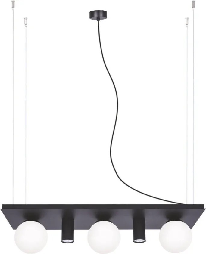 ZUMA LINE 5555 PLANT Modern Függesztett Lámpa Fekete E14, GU10 IP20