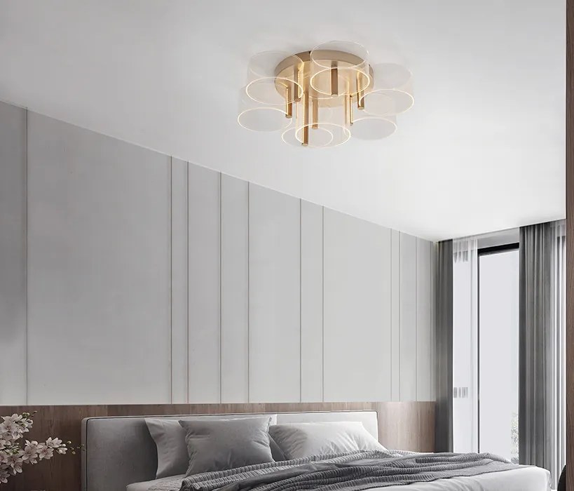 NOVALUCE 9756713 GATLIN Glamour Mennyezeti Lámpa LED IP20