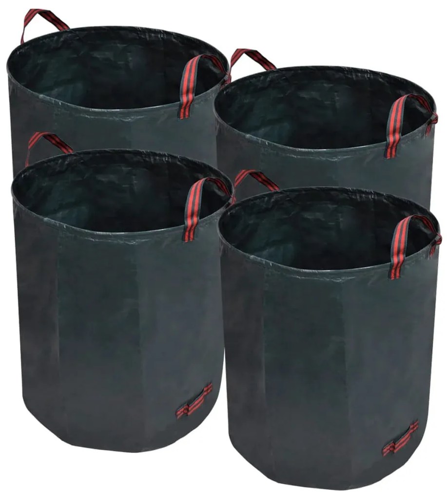 Kerti Szemetes Zsák Sötétzöld 4 db 272 literes 150 g / m²