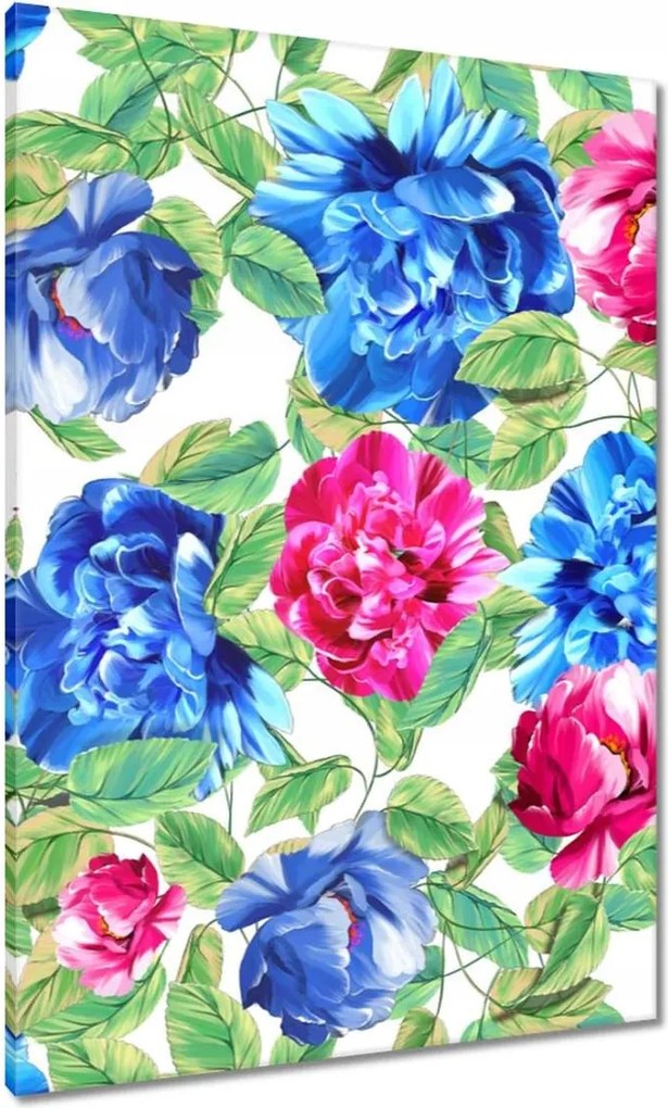 Vászonkép 70x100 Színes virágok Virágok
