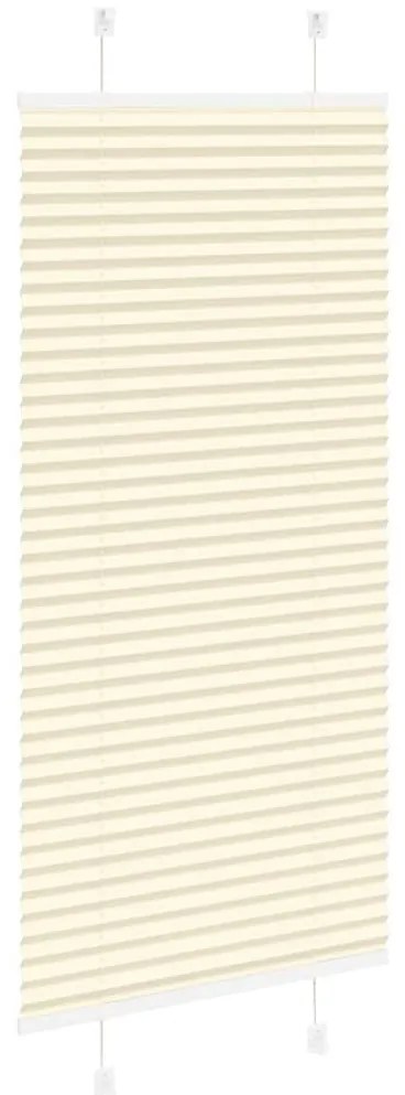 pliszírozott redőny krém 55x150 cm szövetszélesség 54,4 cm