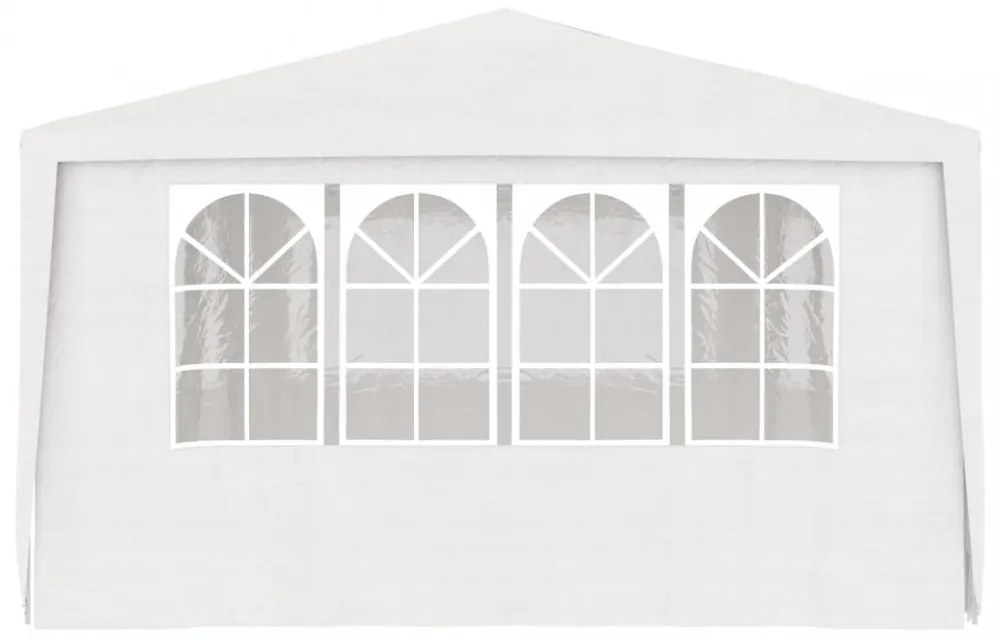 fehér rendezvénysátor oldalfalakkal 4 x 6 m 90 g/m²