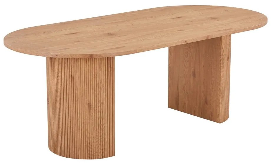 Étkezőasztal nyárfa dekorral 100x210 cm Boavista – House Nordic