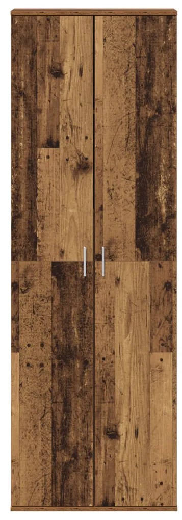 Felsőszekrény Régi Fa 60x35x180 cm Műszaki Fa