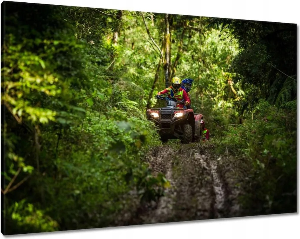 Vászonkép 100x70 Quad Négy kerék Terep