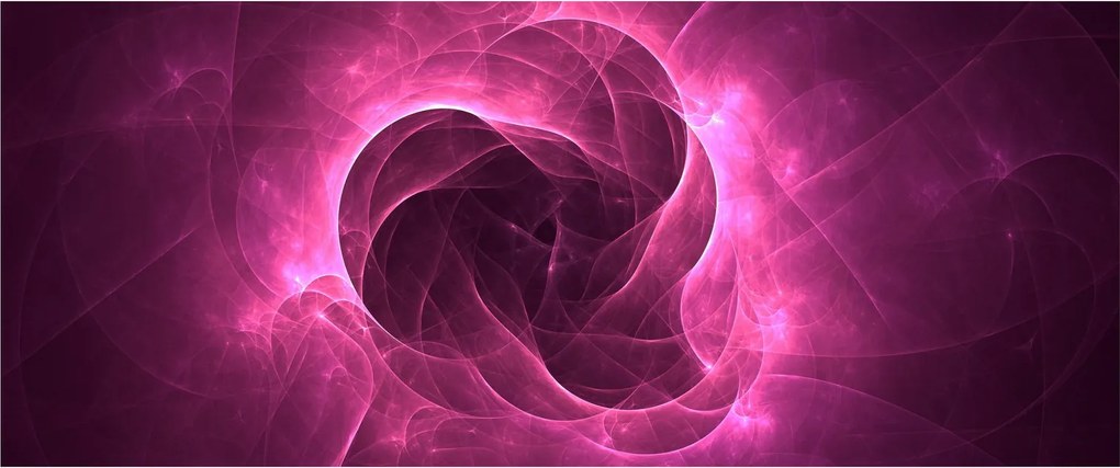 Modern rózsaszín absztrakció képe (120x50 cm)