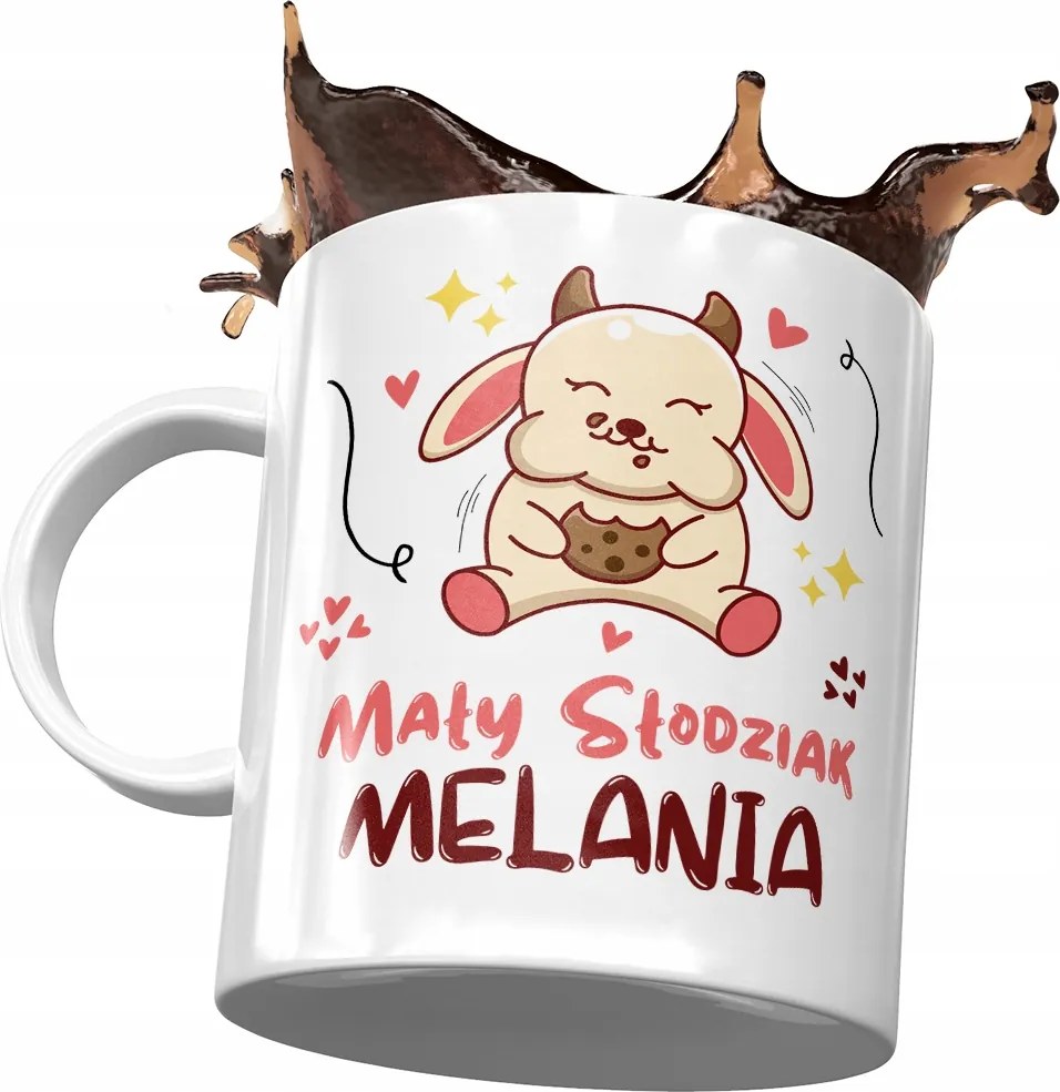 Melania Születésnapi Bögre Névnapi Ajándék Nyomtatott Fotóval