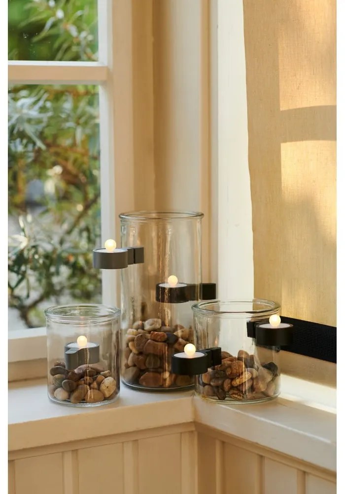 Szürke fénydekoráció készlet 2 db-os Amalia – Sirius