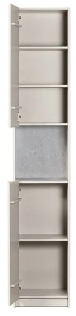 Krémszínű borovi fenyő moduláris szekrény 40x210 cm Basu – WOOOD