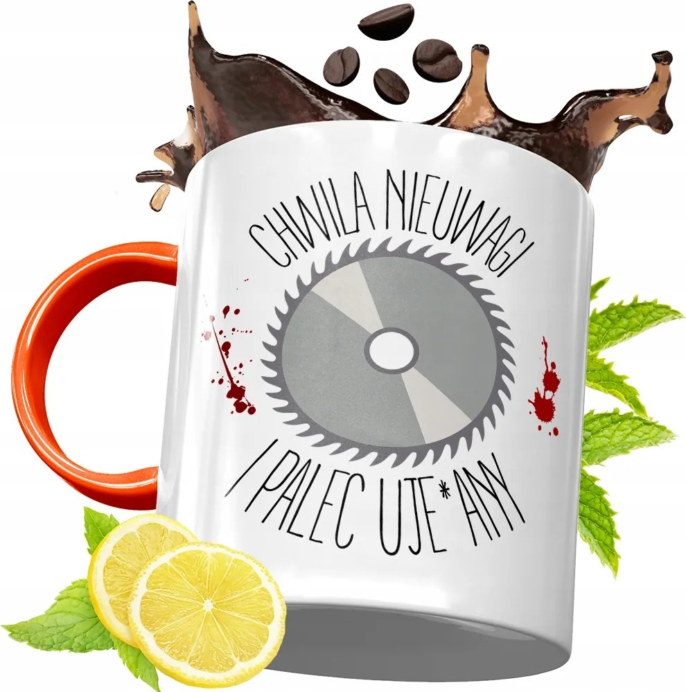 Narancssárga Bögre Asztalos Ácsoknak Ajándék fényképes nyomattal