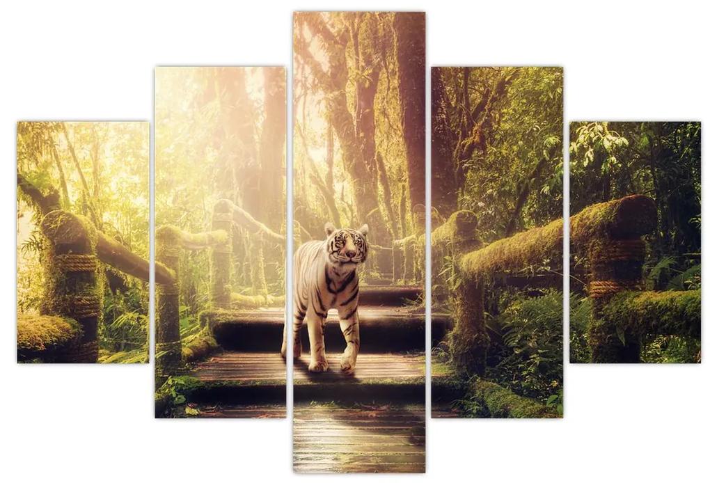 Tigris a dzsungelben képe (150x105 cm)