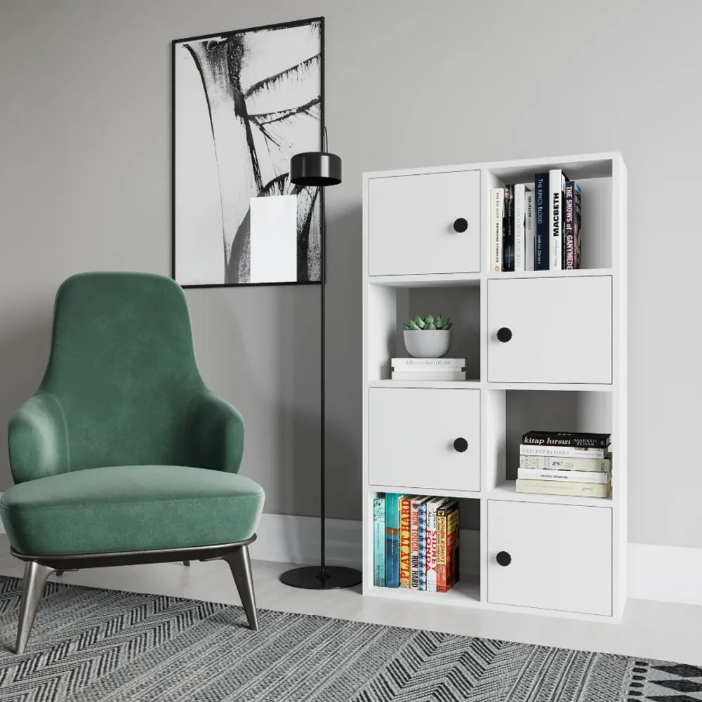 Polcos szekrény 72x25x123cm barna FUR1956-2