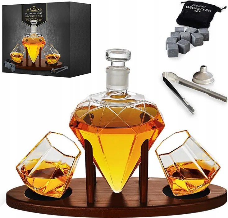 Whisky Kancsó Kristály Kancsó Gyémánt Whisky Kövek Szett