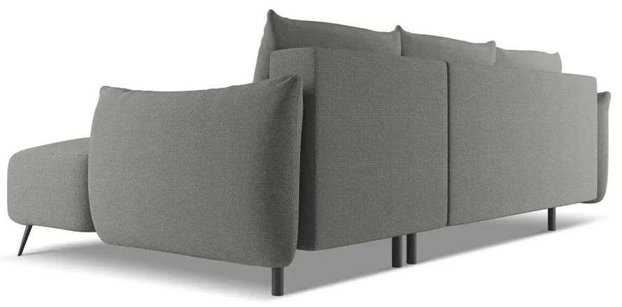 Világosszürke sarokkanapé (jobb oldali) Malie – Makamii