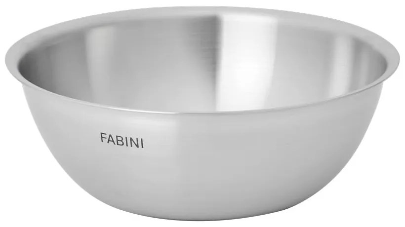Ezüstszínű rozsdamentes acél tál szett 3 db-os ø 25,5 cm Lucca 3.0 – FABINI