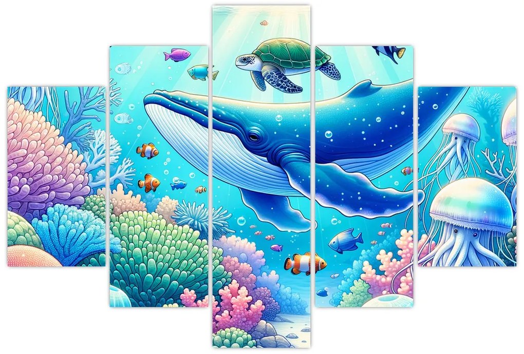Kép – Víz alatti világ (150x105 cm)