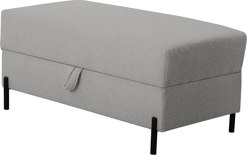 Tymon lábtartó 100 × 50 cm Világosszürke