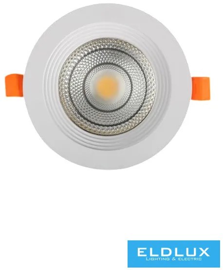 UNIVERSO LED süllyestett lámpa 18w 1700lm 4000K 120° IP20 Fehér D165mm Kivágás:D200mm 3 év