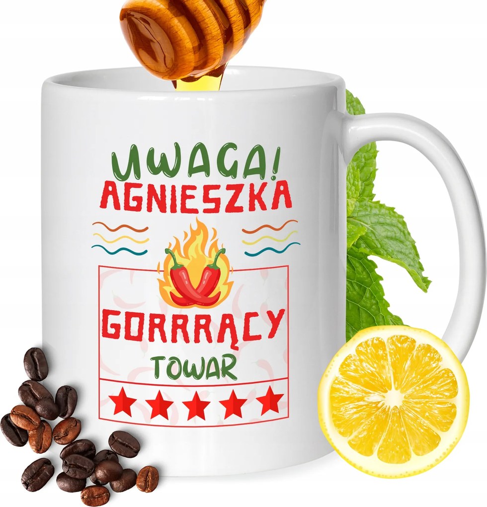 Bögre Ágnes Barátnőnek Ajándék Nyomtatott Fehér 330ml