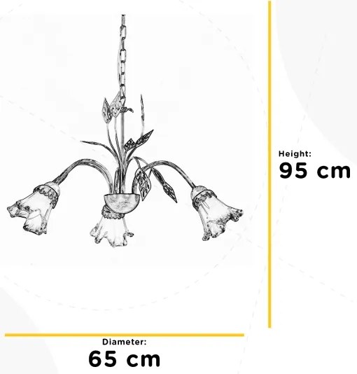 ONLI - Csillár láncon LANCIA 3xE14/6W/230V