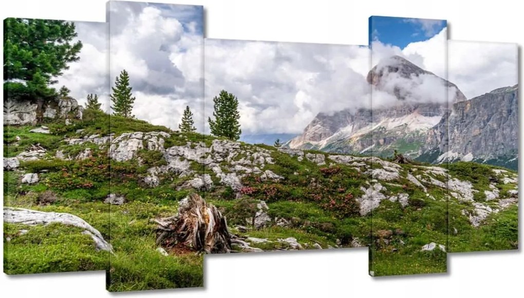 Festmények 120x65 Hegyi kilátás Tájkép