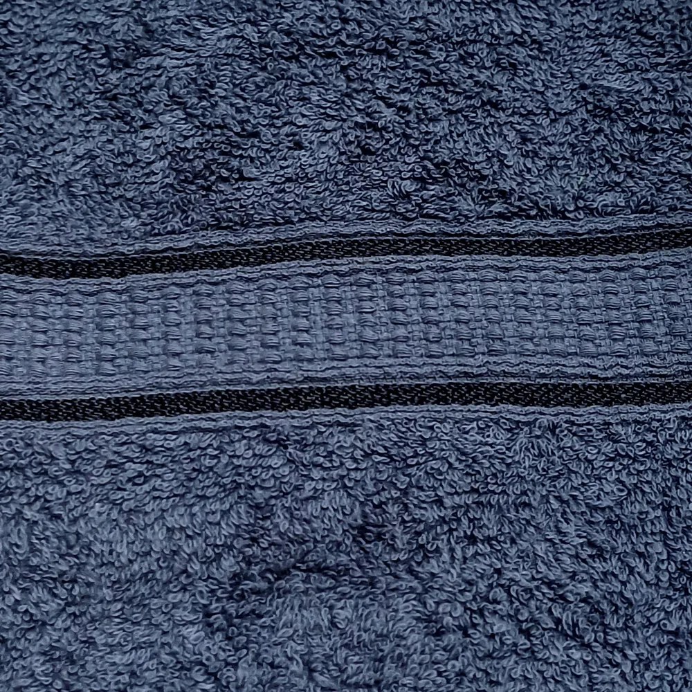 Homa Premium kék NAVY fürdőlepedő 70x140 cm