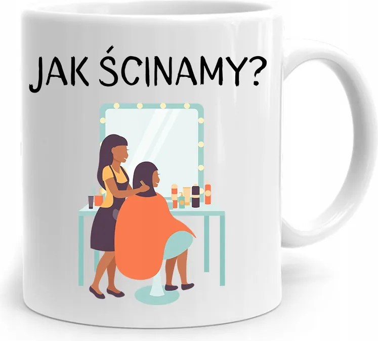 Ajándék Bögre Barber Fodrásznak Hogyan Vágjuk Le? fényképes nyomattal