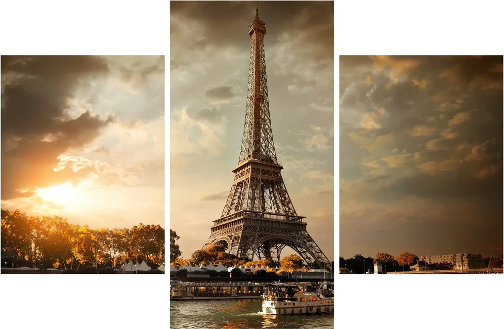 Kép - Eiffel-torony, Párizs, Franciaország (90x60 cm)