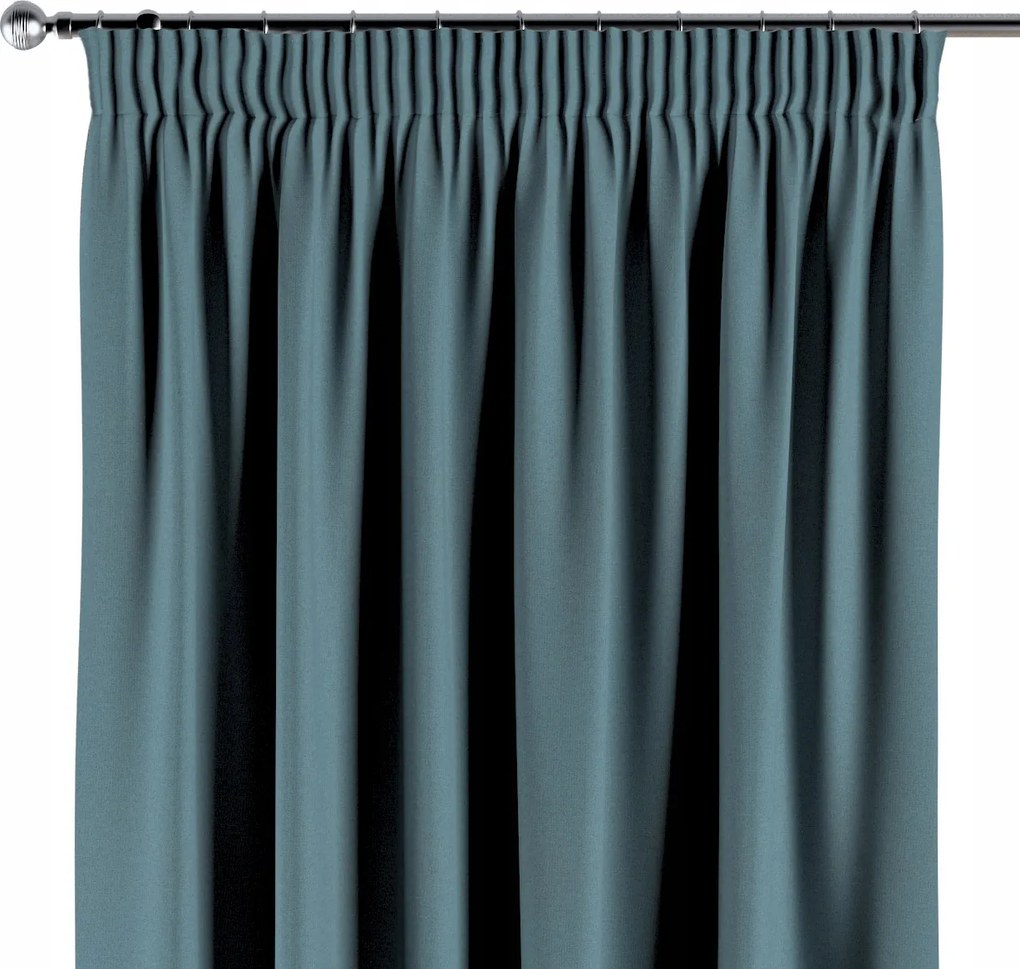 Függöny ráncoló szalaggal 1 db 130x260cm kék