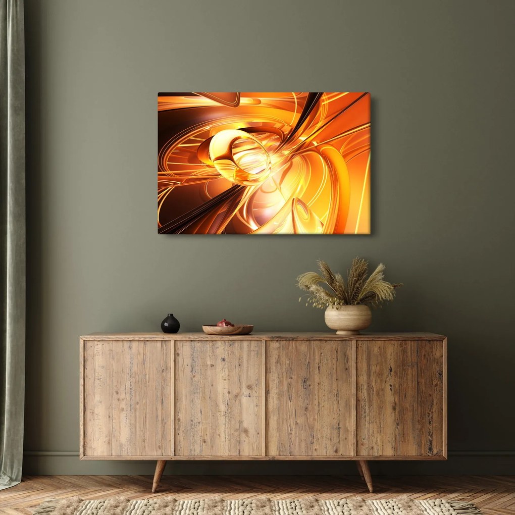Absztrakciós kép (90x60 cm)