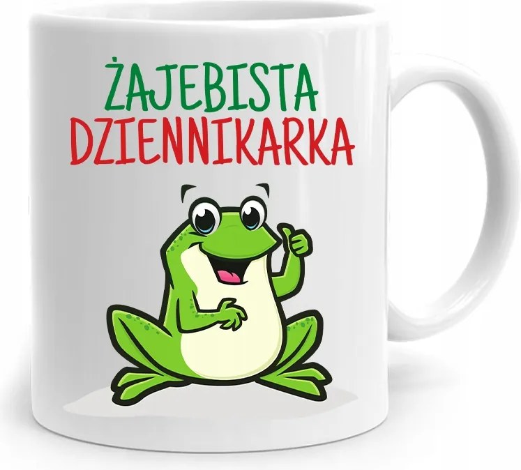 Riporter Újságíró Bögre Békás Újságíró fényképes nyomtatással