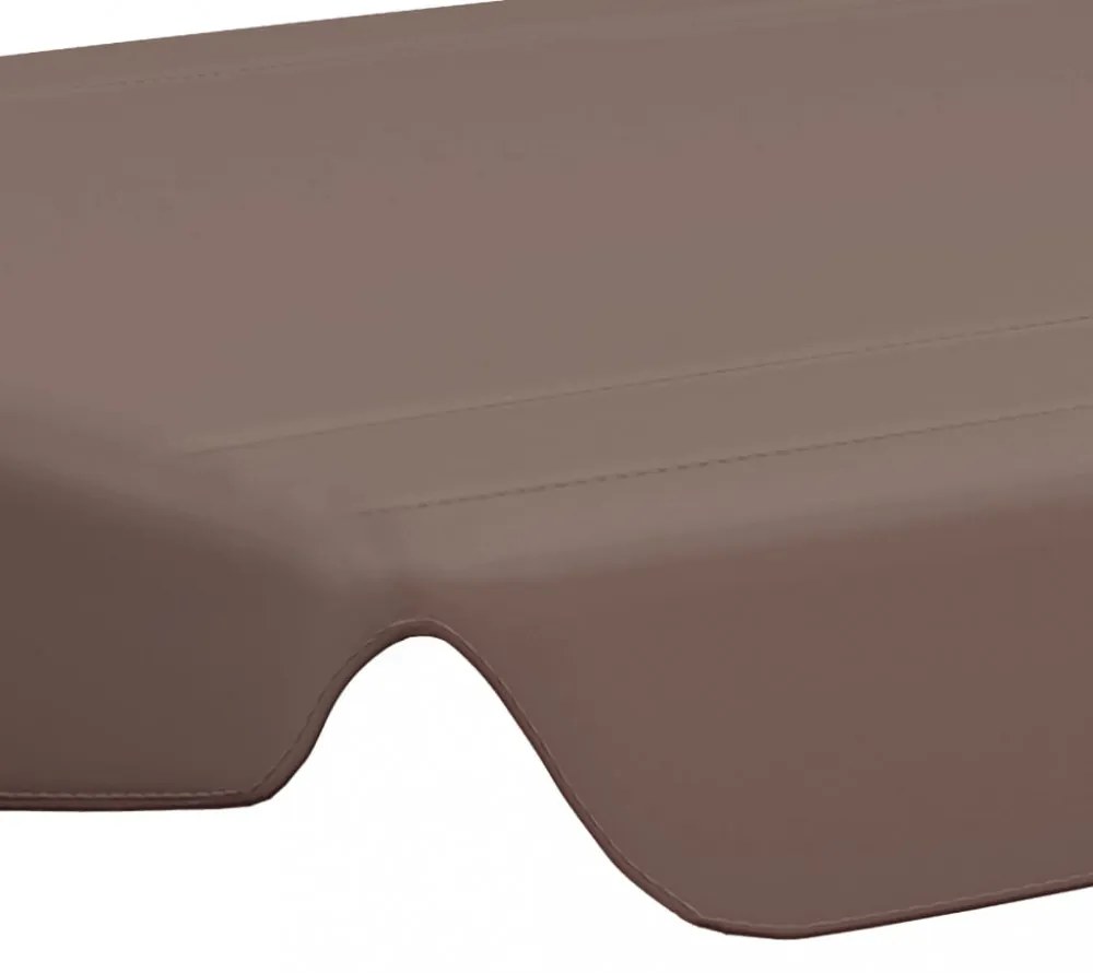 barna csere ponyva kerti hintaágyhoz 150/130 x 105/70 cm