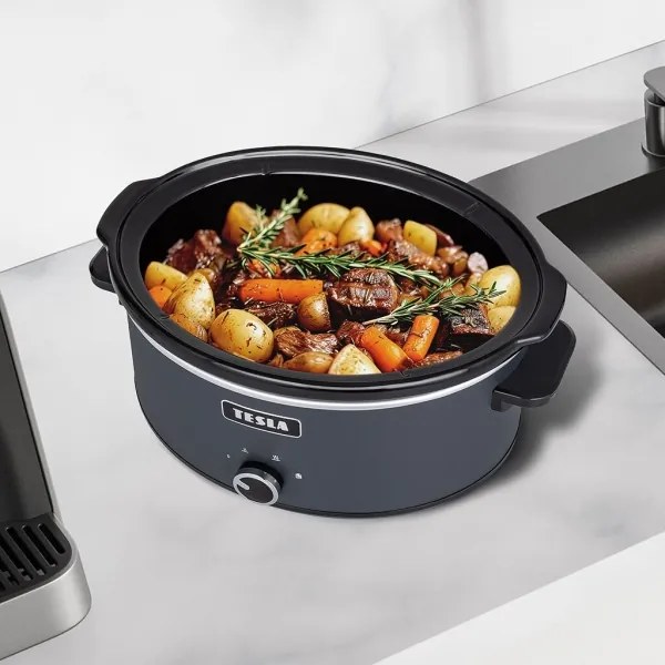TESLA Electronics SlowCook - Lassúfőző edény 6,5 l 270W/230V