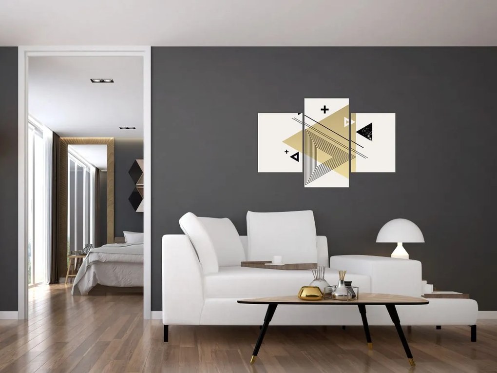 Kép - Geometriai formák N⁰4 (90x60 cm)