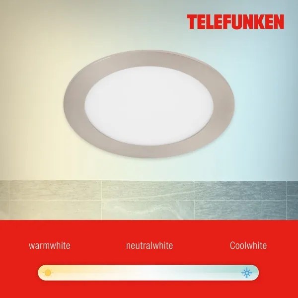 Telefunken 309402TF - LED RGBW Dimmelhető fürdőszobai beépíthető lámpa LED/12W/230V IP23 Wi-Fi Tuya