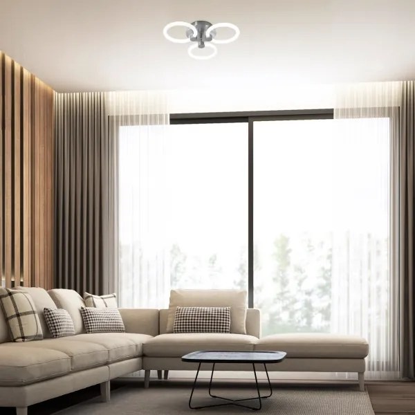 Rabalux 71007 - LED fényerőszabályozható mennyezeti lámpa SOTIRIS LED/21W/230V + távirányító