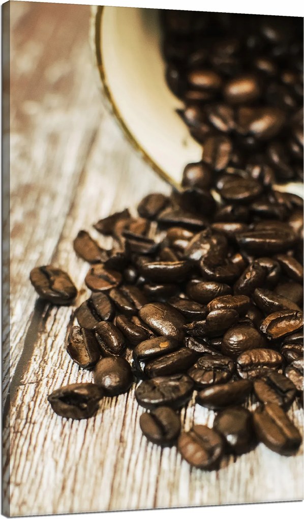 Vászonkép Konyha Szórt kávé 70x120 cm